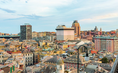 view of the city of genoa