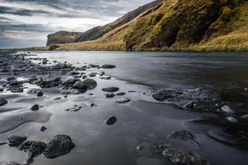 Rocky river in Iceland