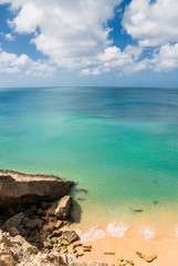 Algarve rocky coast near Sagres, Portugal