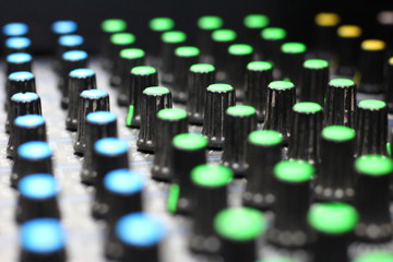 Obraz premium Yamaha sound mixer board