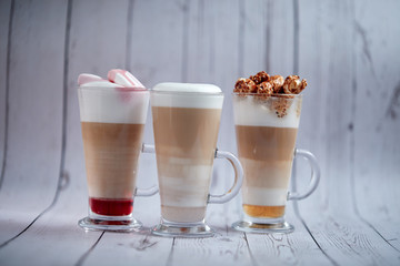different kinds of coffee drink