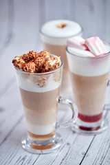 different kinds of coffee drink