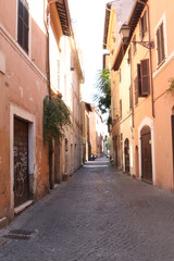 Fototapeta na wymiar Colorful Streets of Bella Roma