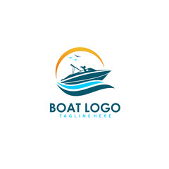 BOAT LOGO DESIGN TEMPLATE