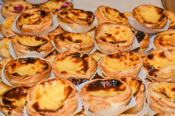 Pastel de nata, also known as Portuguese custard tart,