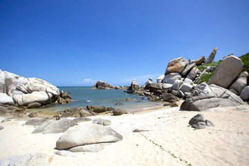 stones on the beach, mui ne, Vietnam.