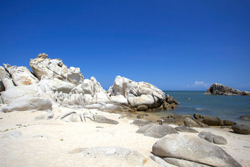 stones on the beach, mui ne, Vietnam.