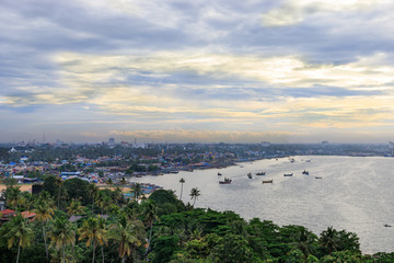 Thangassery saint thomas fort / Kerala / thangassery light house / thangassery beach