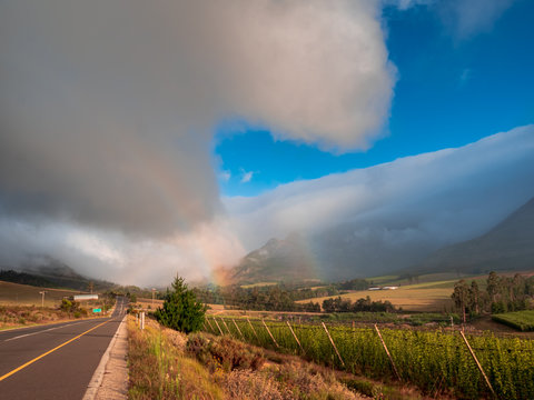 South African Wild Landscape With Pure Nature During Summer Time