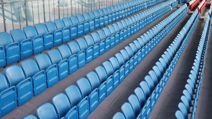 Obraz premium football arena tribunes in belarusian style