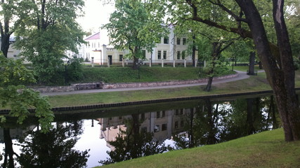 reflection in the river