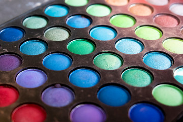 Close-up einer Make up Palette - beauty icon