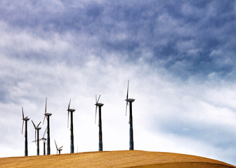wind turbine in the wind © GT Photos