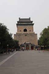 Fototapeta na wymiar Tour de la cloche à Pékin, Chine
