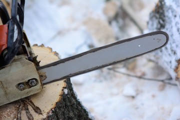chainsaw on takeoff