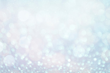 Christmas and New Year holidays background, glitter vintage lights background. defocused.