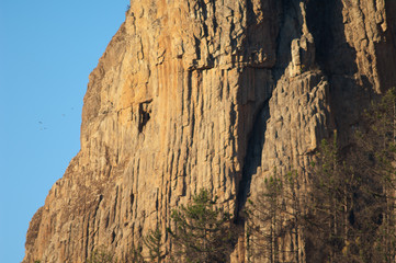 Morro de Pajonales in the Integral Natural Reserve of Inagua. Tejeda. Gran Canaria. Canary Islands. Spain.