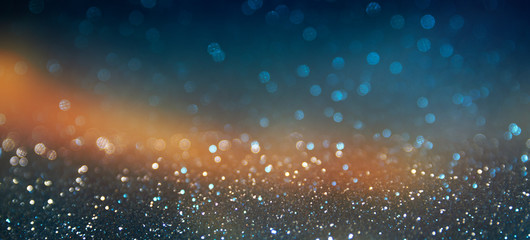 Blurred Christmas and New Year Holidays Background with bokeh