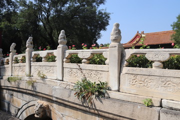 Pont de la Cité interdite à Pékin, Chine