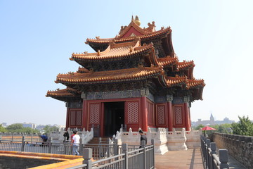 Tour de garde de la Cité interdite à Pékin, Chine