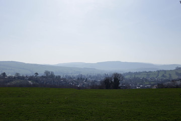 Fototapeta na wymiar Shropshire hills