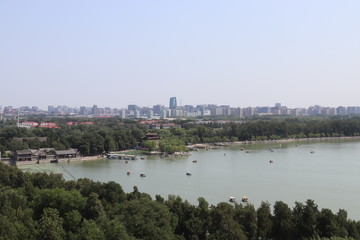 Naklejka premium Lac Kunming à Pékin, Chine