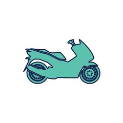 motor bike icon vector illustration design