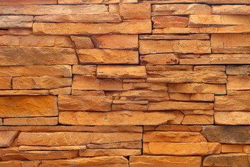 Brick decorative wall in the solon of the apartment.