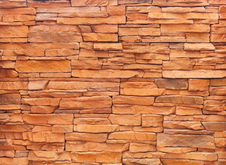 Brick decorative wall in the solon of the apartment.