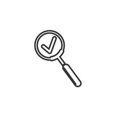 check search glass icon vector illustration design