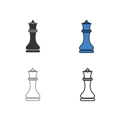 chess queen icon vector illustration design