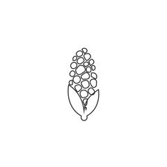 corn icon vector illustration design