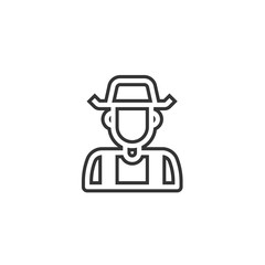 farmer icon vector illustration design