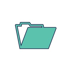 folder icon vector illustration design