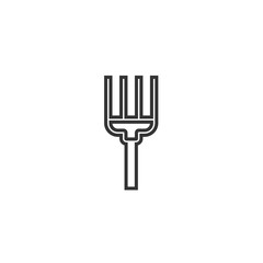 Pitchfork icon vector illustration design