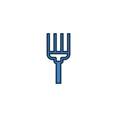 Pitchfork icon vector illustration design