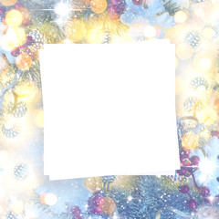 2020 Merry 2020 Merry Christmas and New Year holidays background. Blurred bokeh background.Christmas and New Year holidays background.