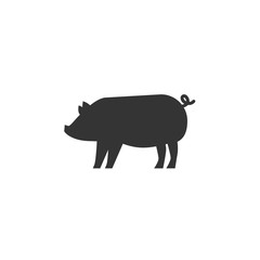 pig pork icon vector illustration design