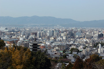 京都市の町並み