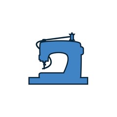 sewing machine tailor icon vector illustration design