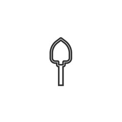 shovel icon vector illustration design