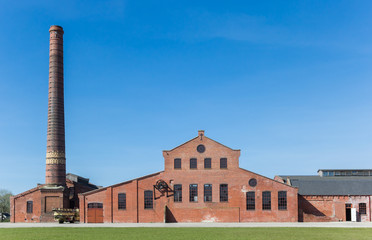 Fototapeta na wymiar Historic factory De Toekomst in Scheemda, Netherlands