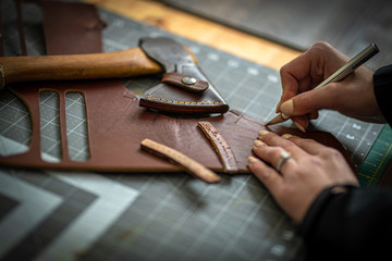 Hand and leatherwork