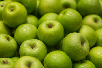 fresh green apples