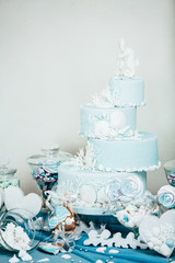 wedding cake with a Morse theme