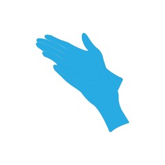 Hand gloves logo illustration