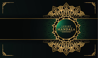 Abstract beautiful mandala design background for greeting card,
 invitation and background many template