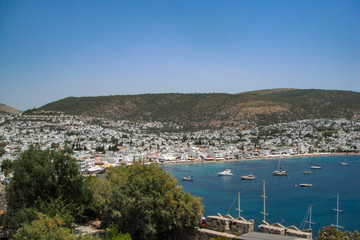 Fototapeta premium Bahia en Turquía con veleros