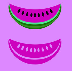 illustration of a slice of watermelon
