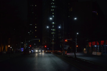 Fototapeta na wymiar New York City Skyline at night 